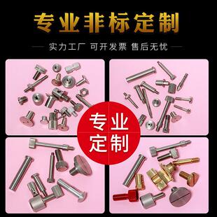 定做车床件非标螺丝订做五金加工定做异形螺母螺钉铜件不锈钢车件