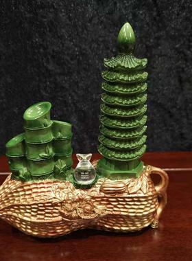 李居明2025蛇年九宫吉祥物 正西方妙笔生花文昌塔 大惠四碌方摆放