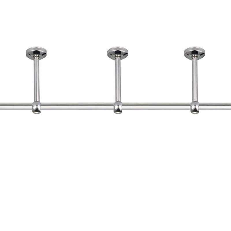 3米4米5米加长阳台固定式吊杆晾衣架不锈钢管挂衣杆25吊顶晒衣架