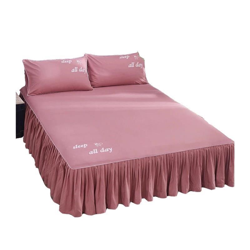 。床罩床裙式单件一1五5八8保护床套尘围裙1.8x2.0m乘2米2.2卓