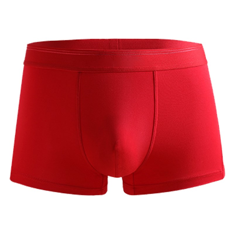 大码纯棉红色内裤男士龙年本命年结婚情侣属龙2024男式200斤男生