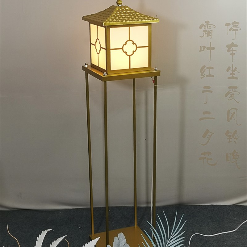 婚庆婚礼舞台背景装饰现场布置道具摆件新款铁艺水晶韶华路引灯