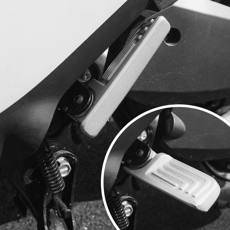 九号电动车N70C/N80C/N90C/N100改装后搁脚踩脚蹬踩放收缩脚踏板