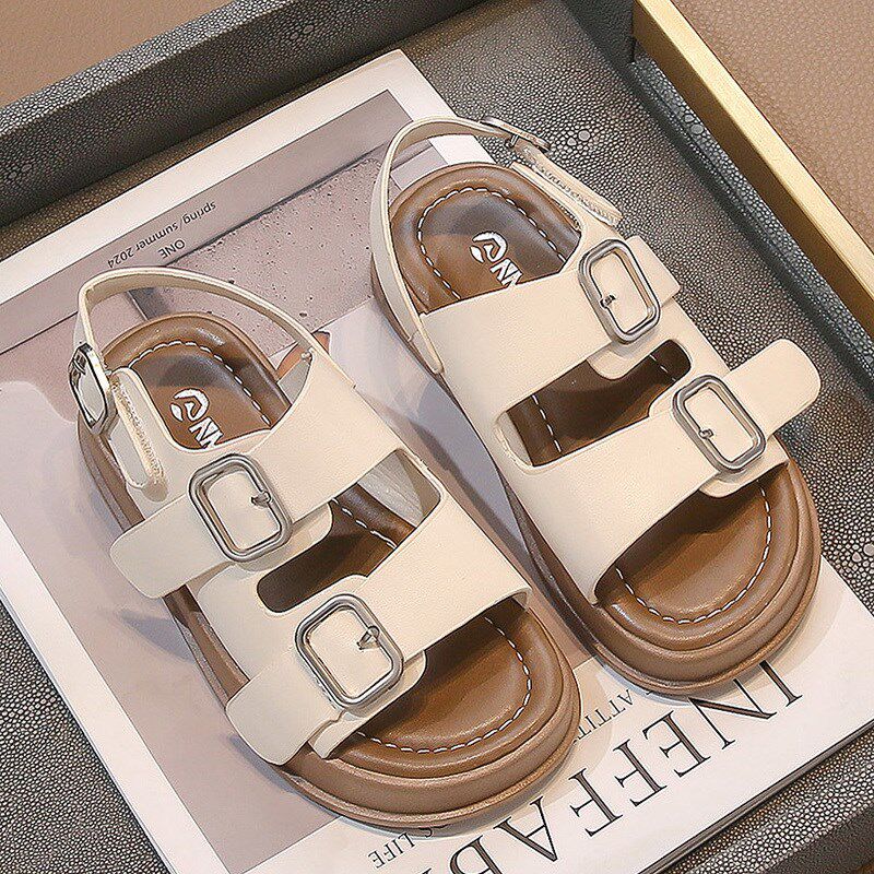 夏季男女宝宝韩版2025夏季新款露趾沙滩鞋夏儿童小中童软底凉鞋潮