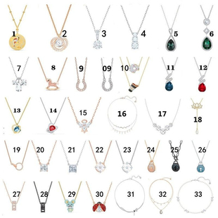 女项链小天使祖母绿红蓝宝石马蹄兰心荷花珍珠锁骨链礼物王一博同