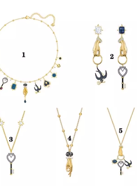 新款塔罗牌项链耳环戒指