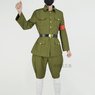 灵巡三生 APH黑塔利亚 中国 王耀红军军装cos服