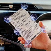 香港行车证禁区纸标通关纸易通行磁静电磁吸吸盘支架