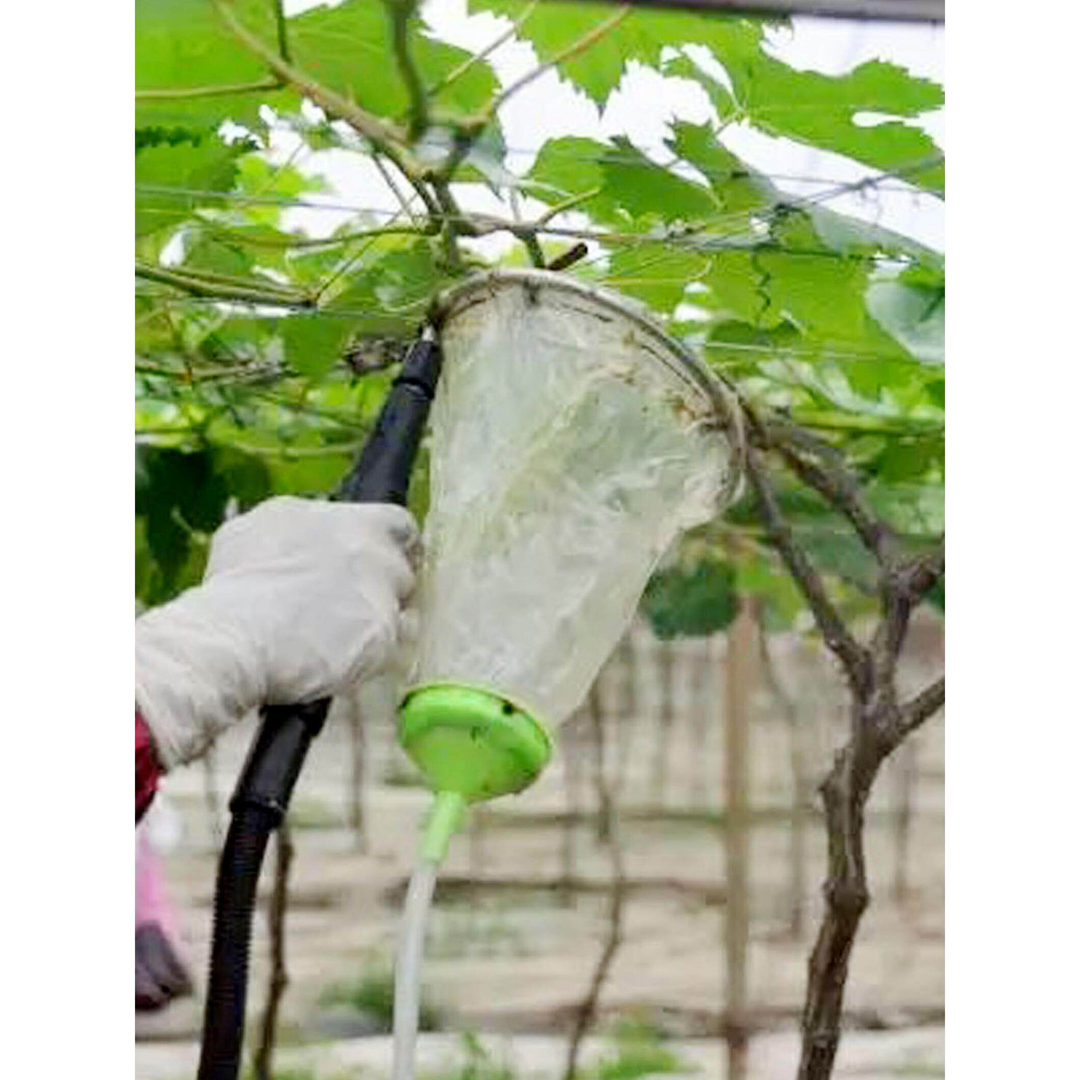 葡萄膨果拉穗器漏斗回流式葡萄沾药喷头葡萄蘸药器环形喷药器包邮