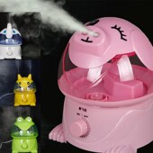 卡通迷你空气加湿器办公室卧室增湿净化器 大容量 静音