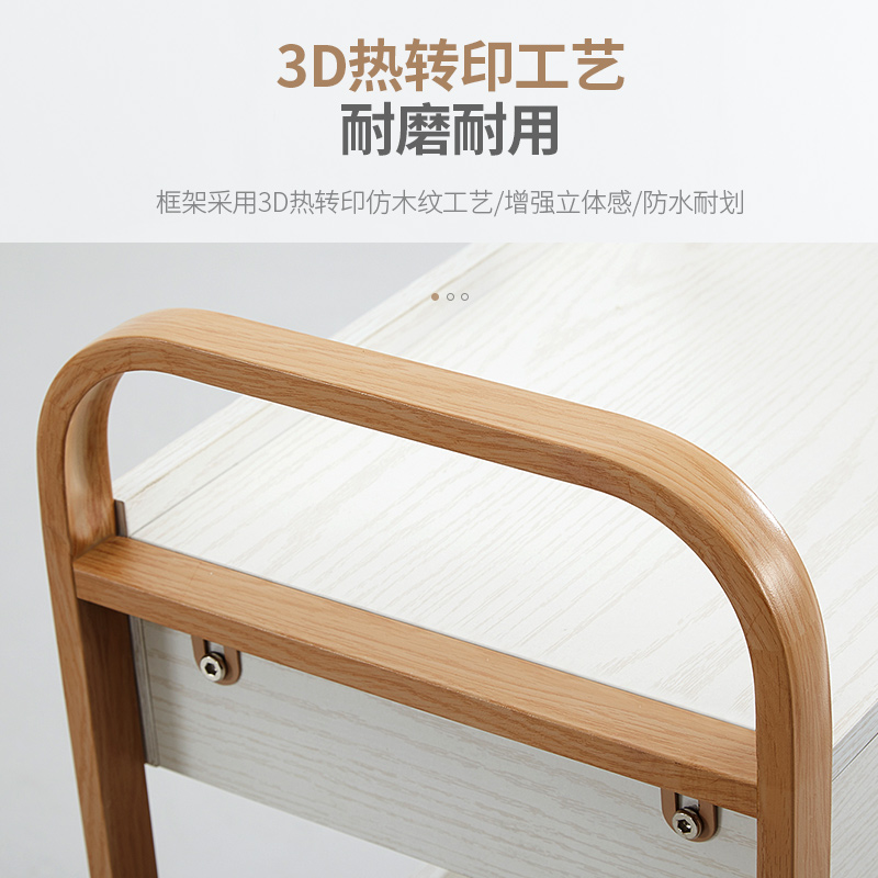 美容院专用推车可移动收纳多功能小推车美甲置物架日式收纳工具车