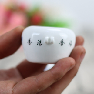 靛颏百灵鹦鹉黄雀竹鸟笼鸟杯鸟食罐鸟碗瓷碗杯子配件景德镇高白