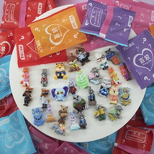 疯狂动物城拆拆乐盲盒小猪妖潮玩手办盲袋小玩具网红爆款公仔玩偶