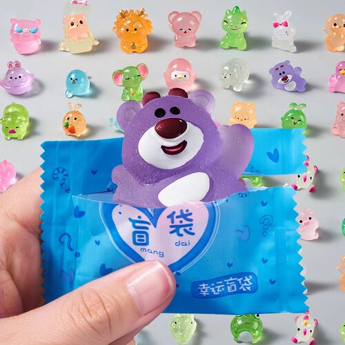 迷你夜光小动物盲袋盲盒奖品