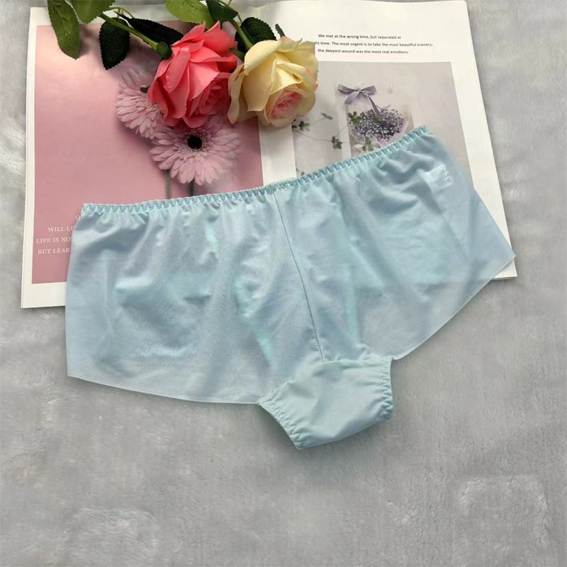 时尚日单新款丝滑弹力柔软贴身面料女版男式变装性感日常三角内裤