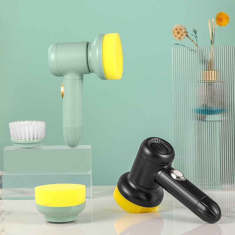 电动清洁刷化妆室浴室无线手持电动毛刷清洁器家用厨房水槽洗碗刷