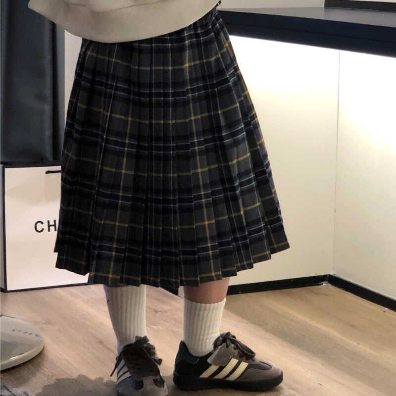 美妞之城女童学院风格子半身裙中大童裙子2024秋季新款童装中长版,童装/婴儿装/亲子装,半身裙,淘宝优惠券,粉丝福利购,淘宝优惠卷