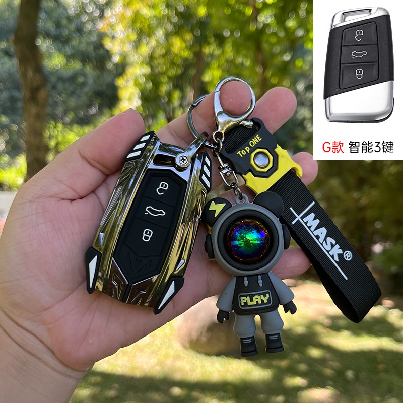 适用大众帕萨特钥匙套2023款迈腾b8专用cc汽车330壳gte包改装扣男