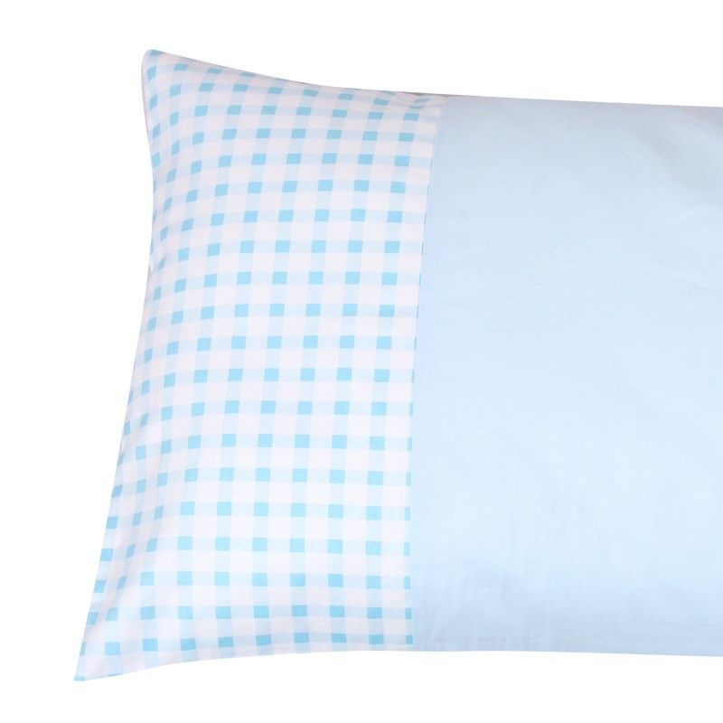 小儿郎儿童枕头 婴儿床睡枕春夏秋冬宝宝枕芯加长枕 带枕套