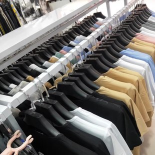 加厚服装店中岛展示架双杠挂衣架女装男装童装衣服陈列架中间货架