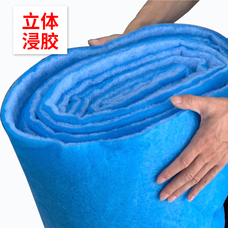 烤漆房风口棉进风棉喷漆过滤棉耐高温纤维棉风机棉工业防尘高密度