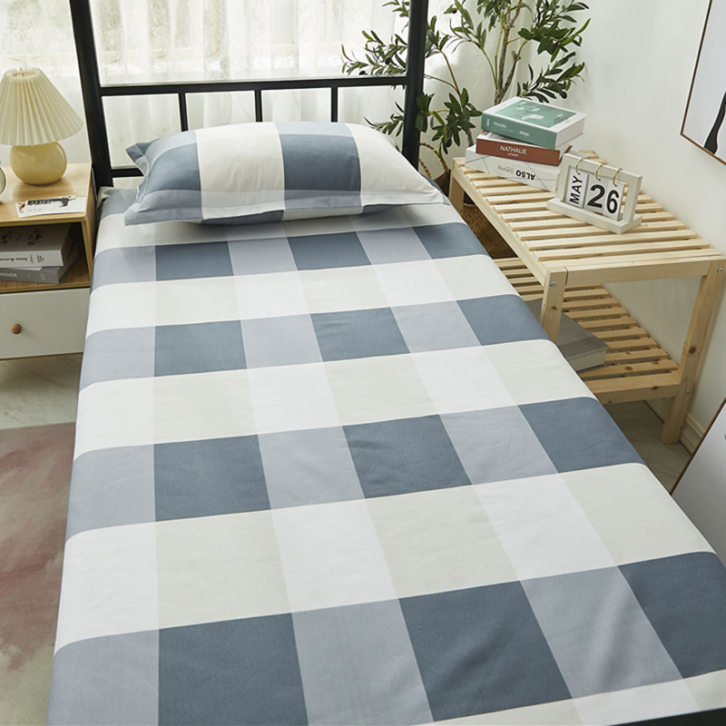 单人宿舍床单单件学生寝室专用大学男生褥单学校上下铺床女生被单