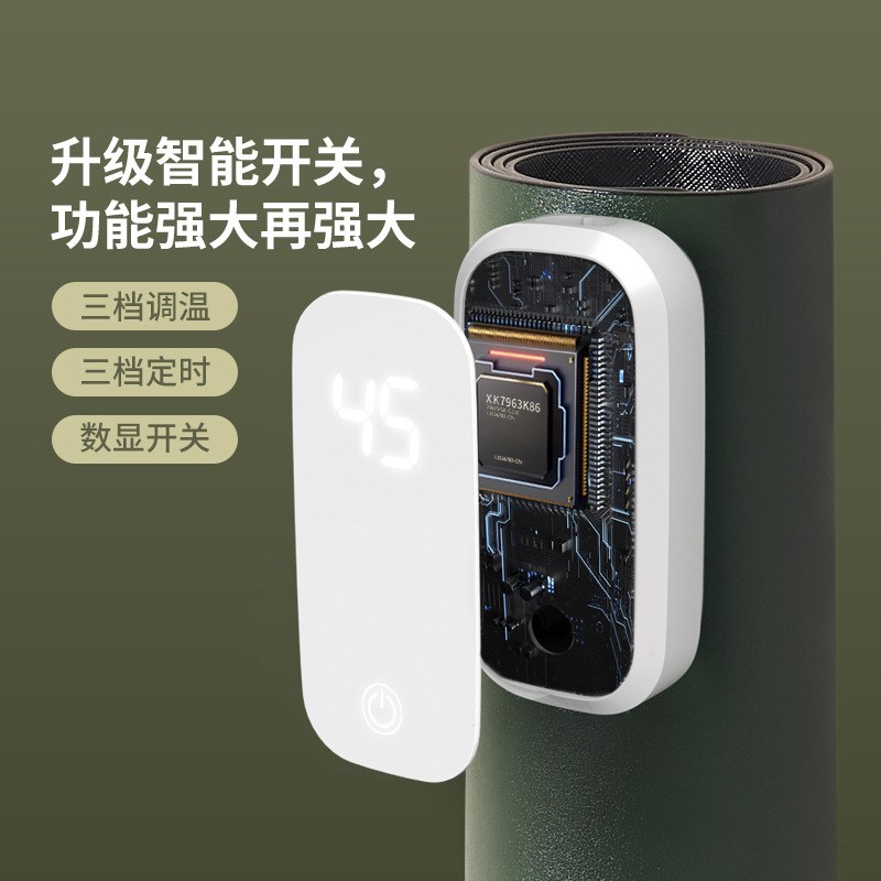 昕科加热鼠标垫超大发热暖桌垫数显大屏冬天写字办公室防水电脑垫