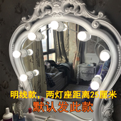 梳妆台镜前灯免打孔粘贴 支架LED三四排灯 直播补光美颜嫩肤便携式