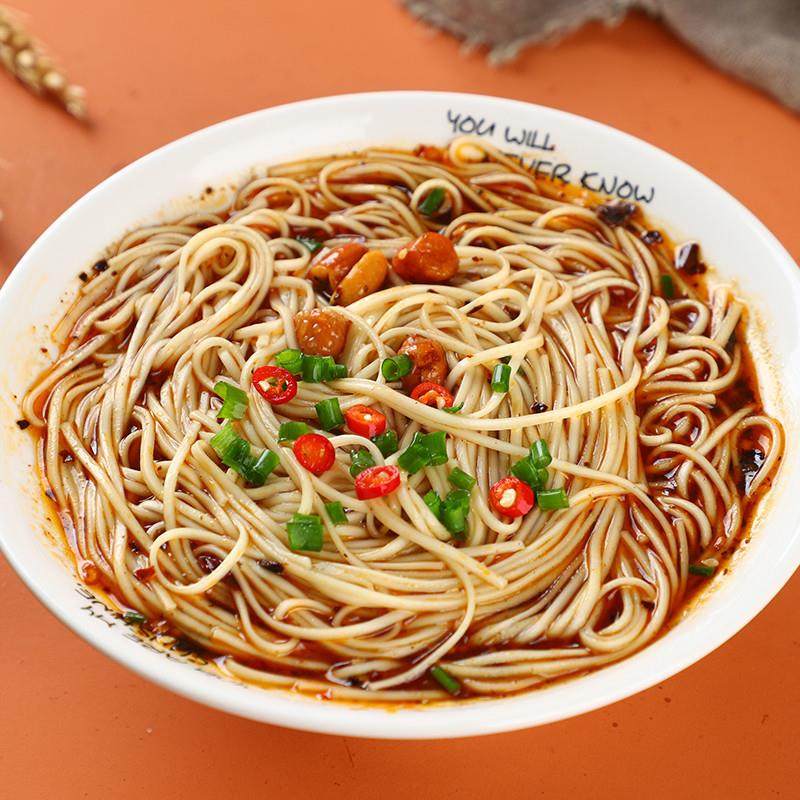 正宗重庆特产小吃疯子熊猫小面麻辣小面香辣杂酱面非油
