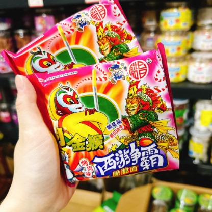 小金猴干脆面金丝猴脆脆面充饥夜宵泡面干吃面休闲小吃怀旧零食