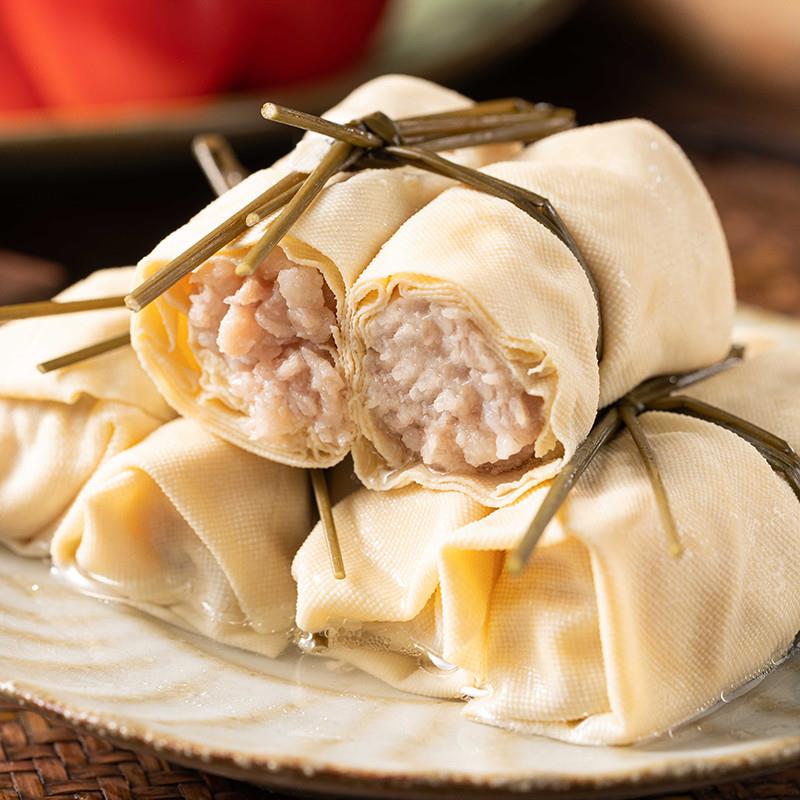 新货宁波特产鲜肉面结千张