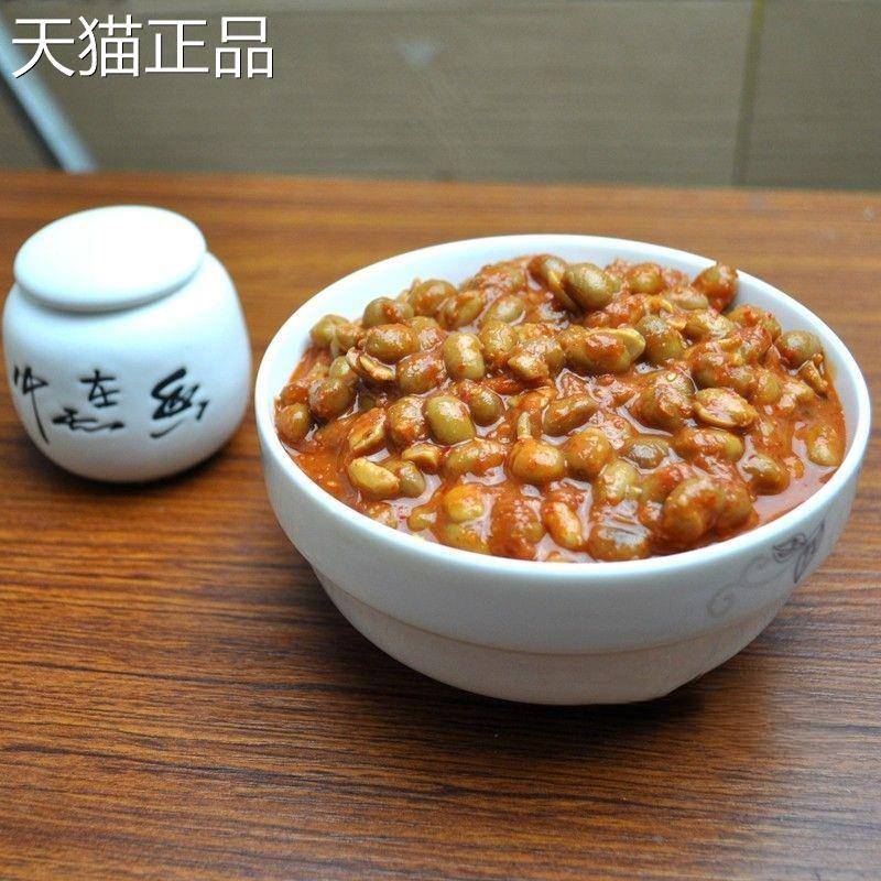 宿迁特产酱豆农家豆瓣酱 盐豆 腊豆 下饭菜1斤装(拍 5斤包邮)