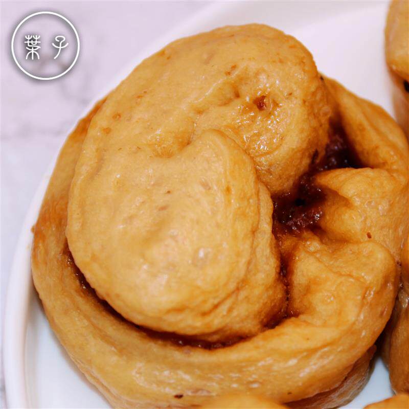 正宗红糖小花卷南瓜馒头红糖发糕 浙江台州临海桃渚特产早餐馒头5