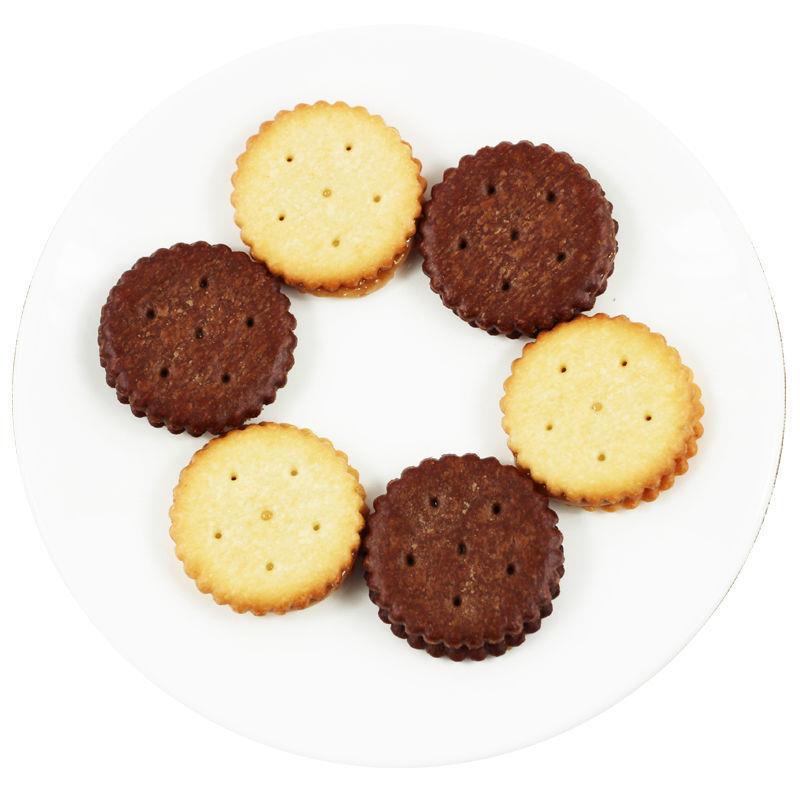 正宗网红咸蛋黄麦芽夹心饼