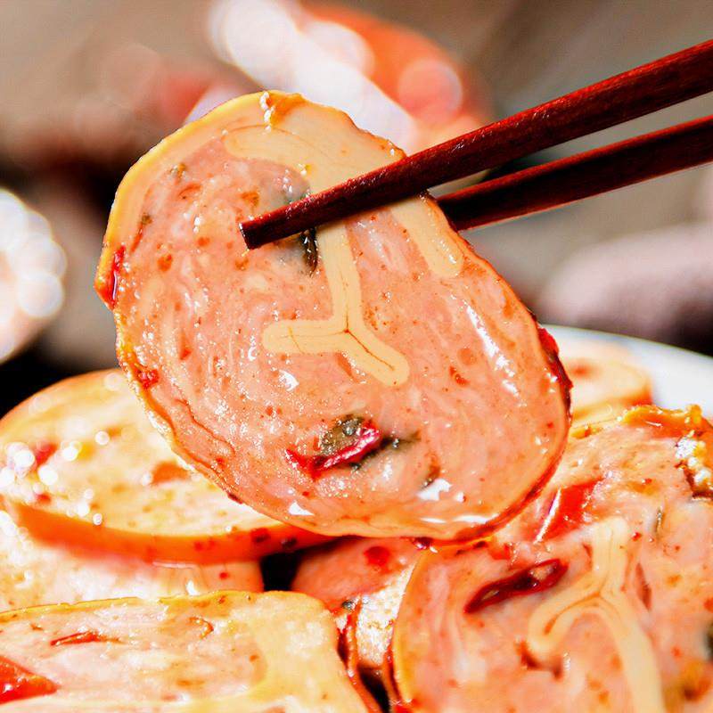 正宗豆皮肉卷五香鸡肉香肠蔬菜东北特产熟食干豆腐真空即