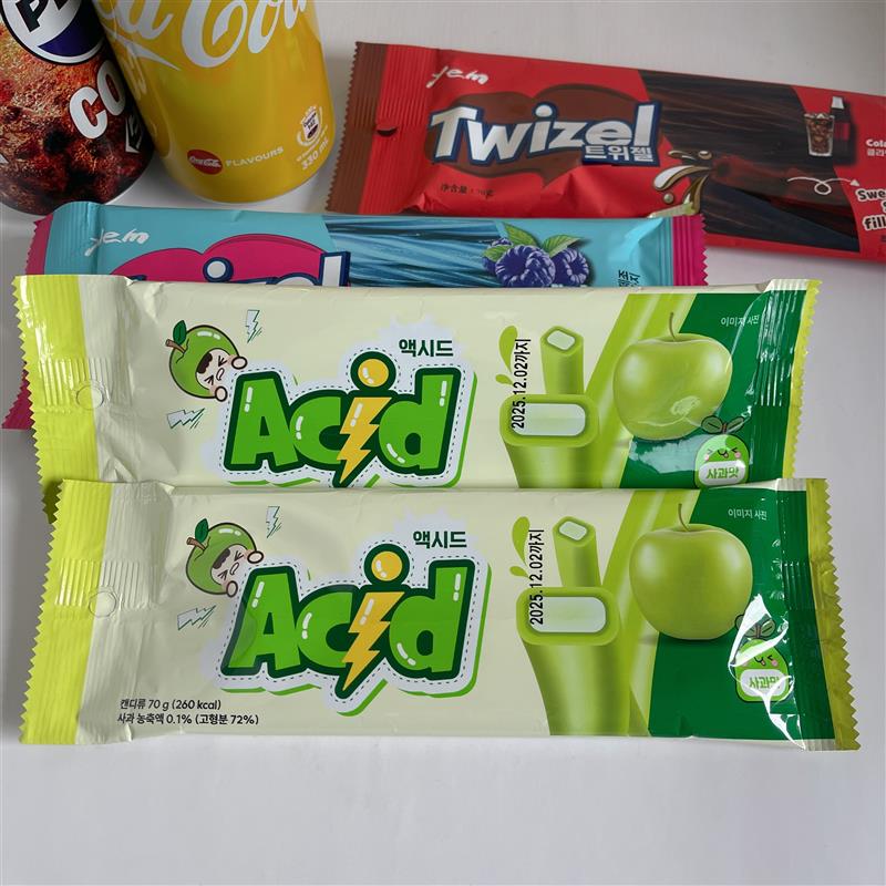 正宗水果扭扭糖韩国零食可