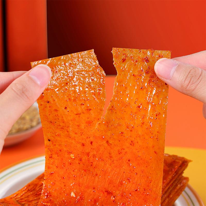 正宗追剧老式大辣片辣条麻