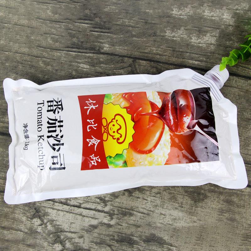 正宗番茄沙司1kg*12包带嘴