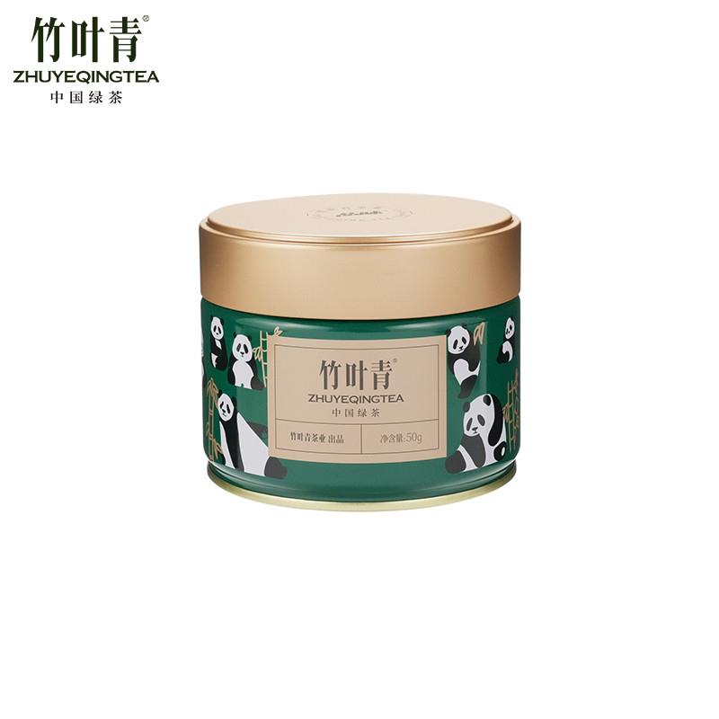 正宗百补】茶叶25新茶峨眉高山绿茶特级熊猫罐装50g冷泡自
