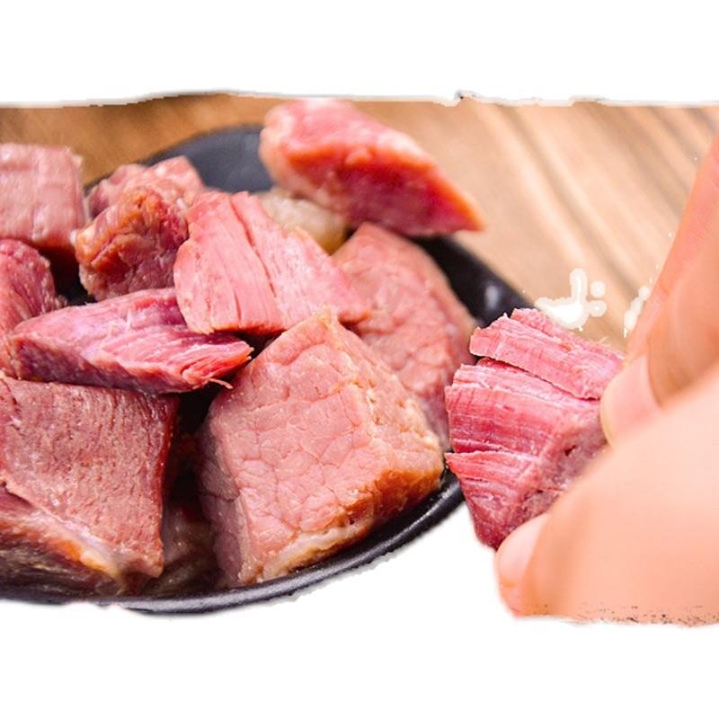 正宗山西平遥牛肉454g小包卤味零食手撕冷吃真空肉粒营养即食