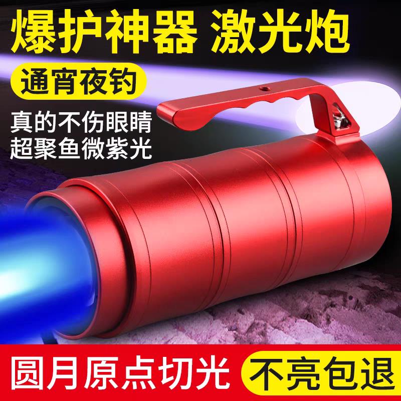 铁甲龙B86S新款夜钓灯黑坑蓝光大功率野钓超亮夜光灯专用诱鱼钓鱼