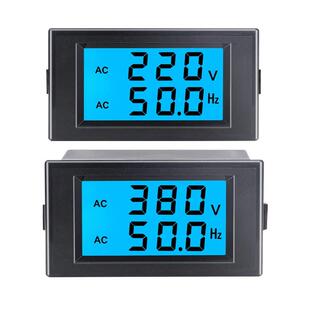 发电机数显电压表频率表单相110V220V三相380V50Hz测试仪D69-2080