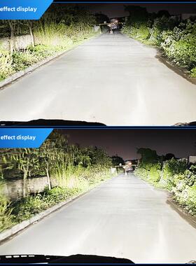 24V卡车激光Led大灯H1远近集成H4H7镜头超亮强光大灯灯泡24V改装