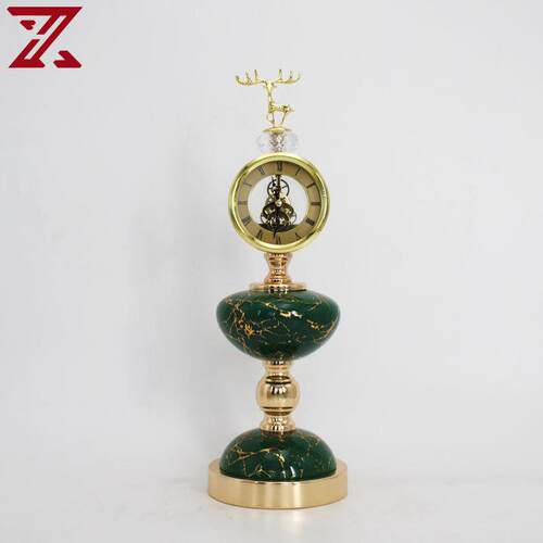 欧式钟表摆件客厅家居摆设时钟摆钟桌面摆台式座钟装饰品