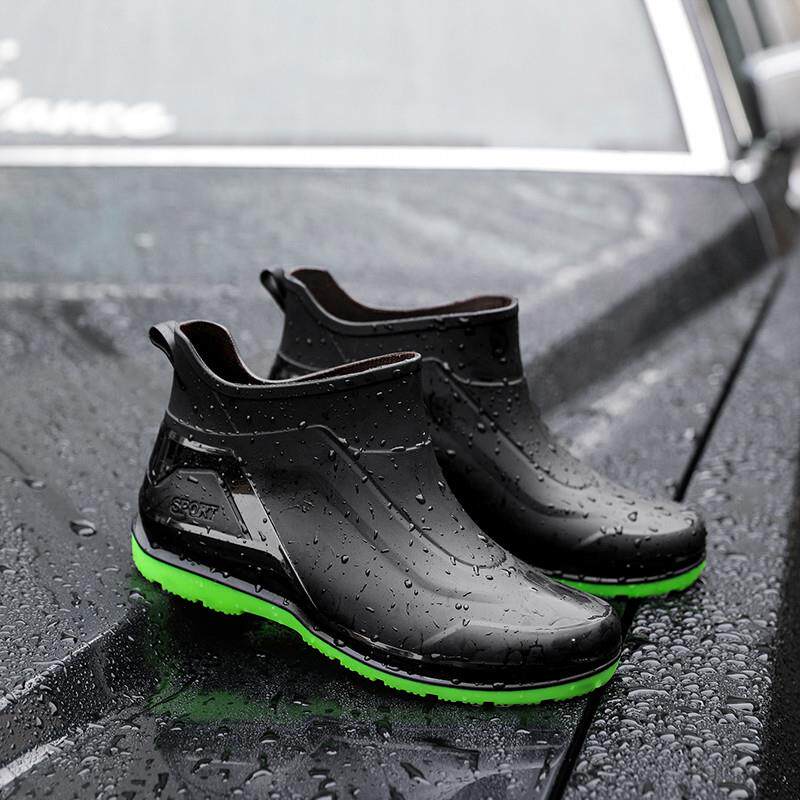 好货潮流雨鞋男款短筒防滑防水鞋低帮雨靴厨房胶鞋套鞋洗车钓鱼鞋