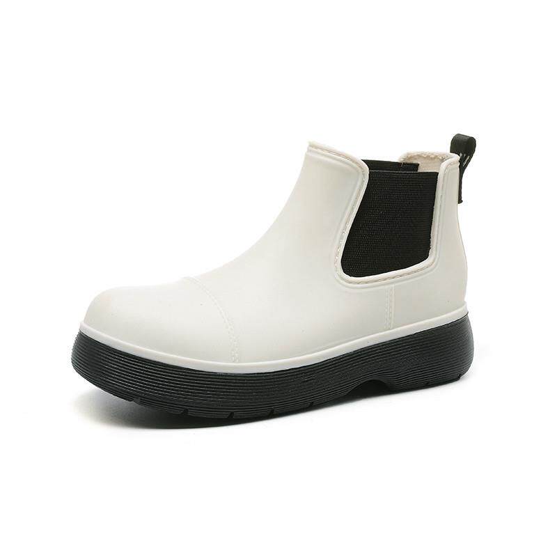 好货日系新款厚底雨鞋女款短筒洋气时尚外穿雨靴女士成人防水防滑