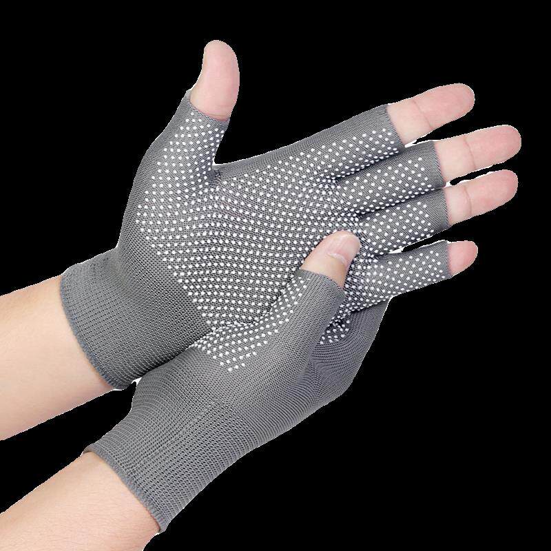 开车防晒手套半指男女款夏季户外司机驾驶骑行防滑专用露五指薄款