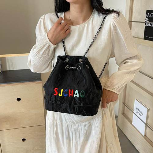 好货设计感链条双肩包女20