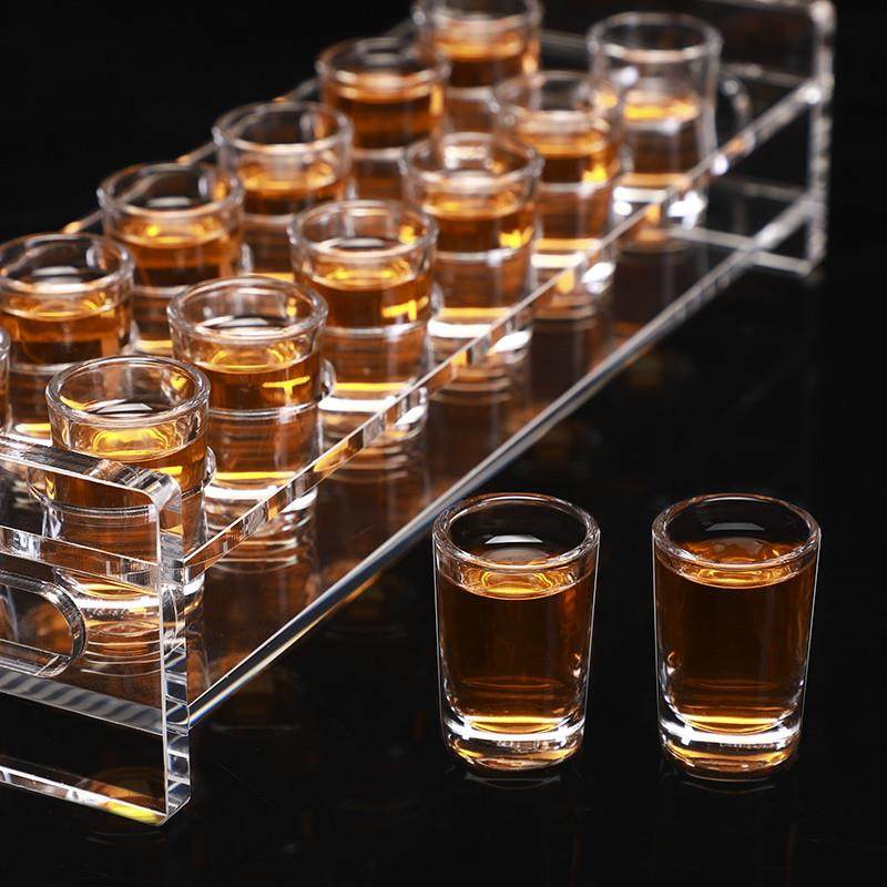 极速10ml无铅玻璃白酒杯 shot子弹杯酒吧ktv洋酒杯一口吞杯烈酒杯
