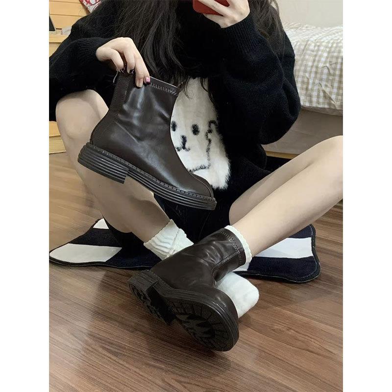 好货短靴女2026新款春秋单